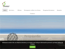 Tablet Screenshot of pergojardin.com